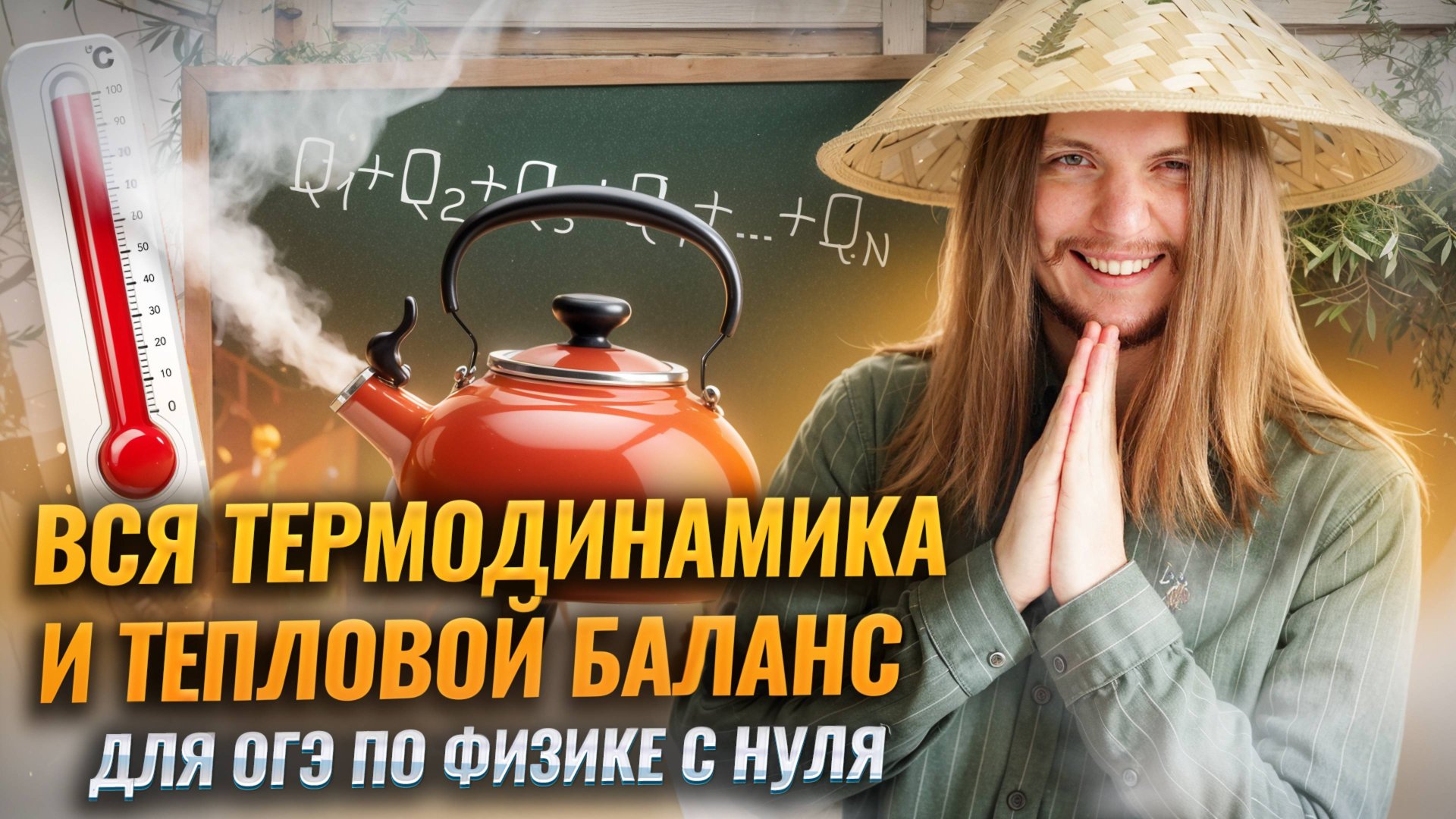 Физика ОГЭ: ВСЯ ТЕРМОДИНАМИКА для ОГЭ по физике с НУЛЯ. Тепловые явления | Умскул смотреть онлайн