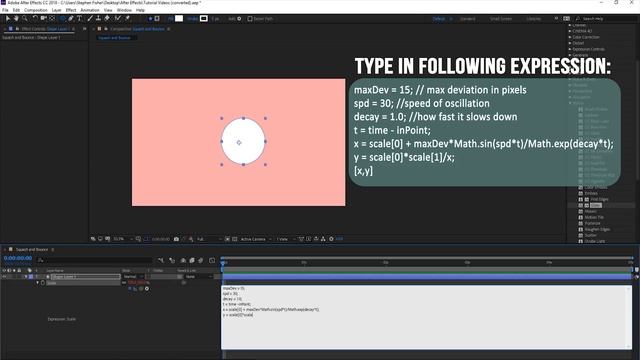 Expressions | Squash And Bounce