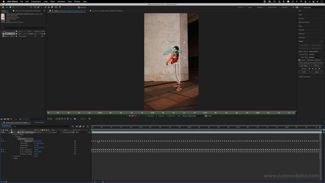 How to Motion Track Face Stabilization in Adobe After Effects CC смотреть онлайн