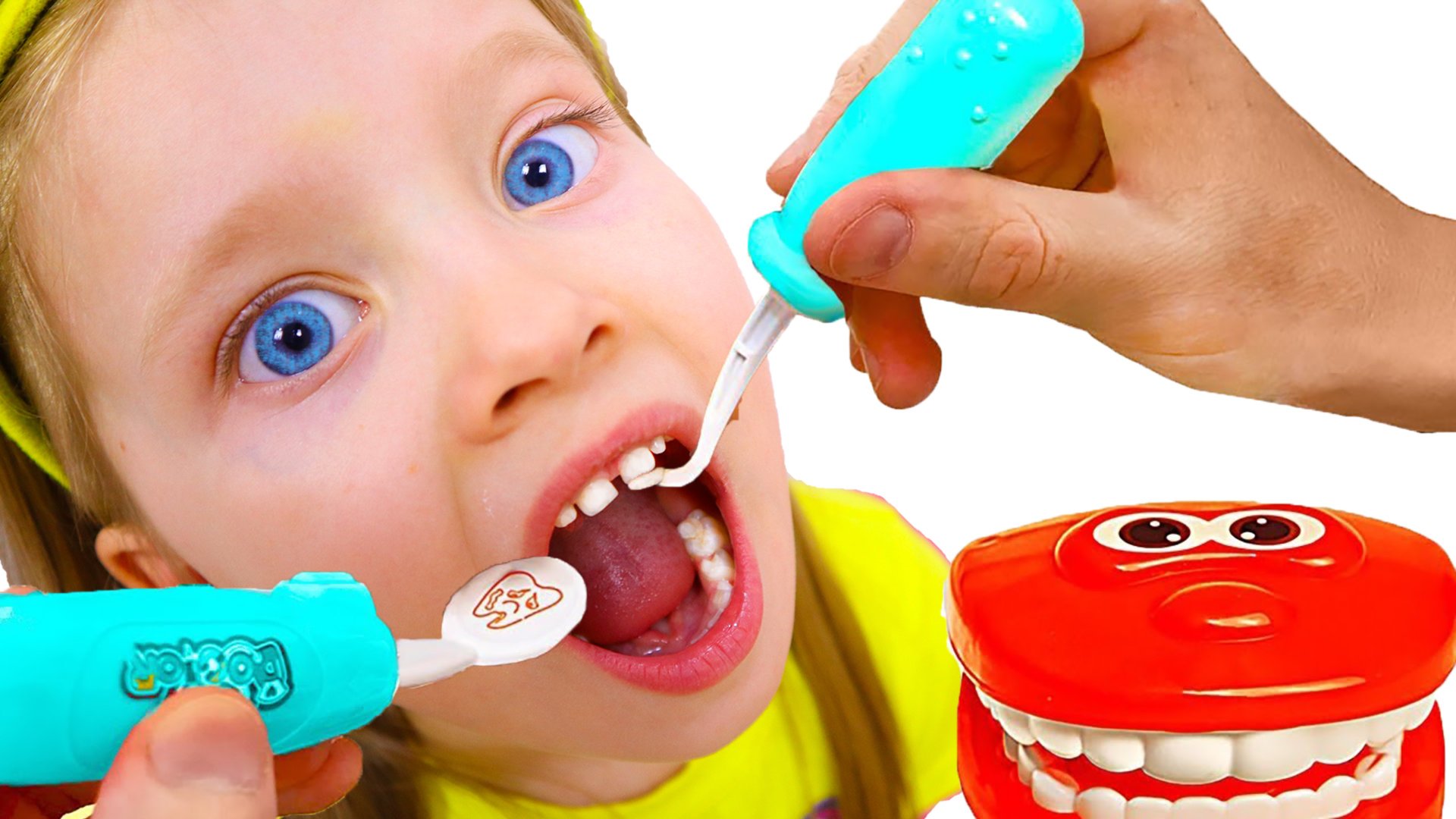 Детская песенка про дантиста или как правильно чистить зубы