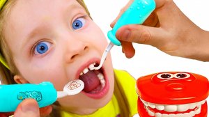 Детская песенка про дантиста или как правильно чистить зубы