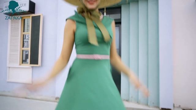 1950s Style A Line Green V Neck Swing Vintage Dress With Collar | Free Shipping - ZAPAKA смотреть онлайн