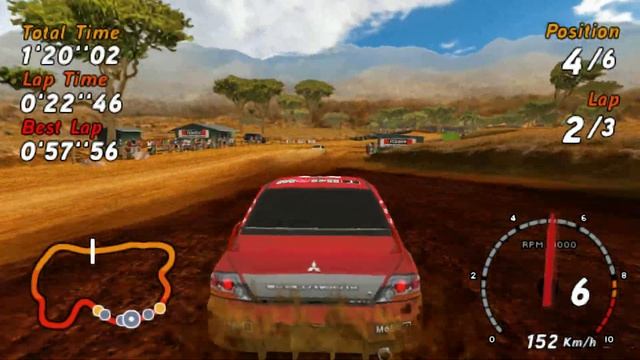 PPSSPP - Sega Rally Revo - PSP - Safari 1 [Full HD] смотреть онлайн