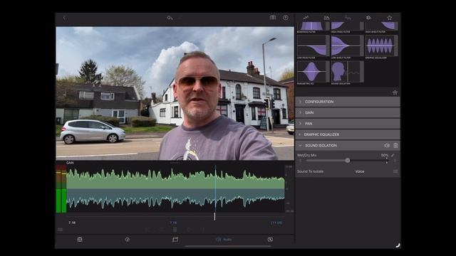 Lumafusion 4 Voice Isolation Test