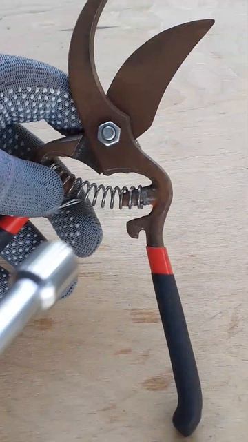 Садовый секатор: мелкий ремонт и заточка смотреть онлайн