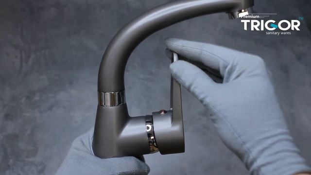 Смеситель для кухни Trigor C4-2-FA-402 (распаковка) смотреть онлайн