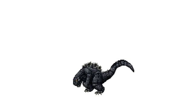 Godzilla de sprite teste (Animação | Pivot Animator) смотреть онлайн