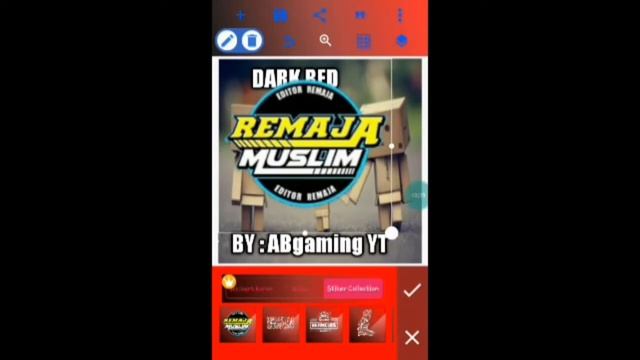 PixelLab Pro GARDIENT THEME DARK RED | Quotes Edition - PIXELLAB MOD APK
