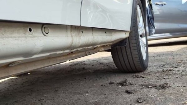 Mitsubishi Outlander 3 чистка и обработка порогов