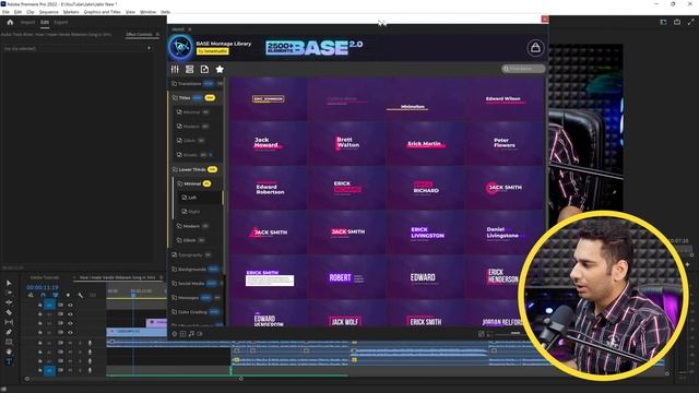 Base Transitions and Motion Graphics Pack for Premiere Pro 2500 Elements смотреть онлайн