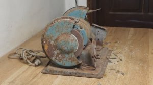 Реставрация ржавого точильного станка 1980-х годов