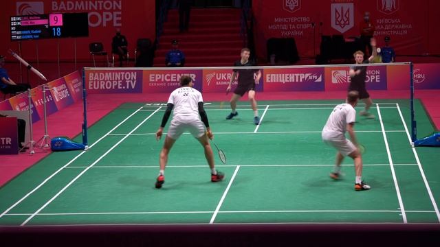 European Badminton Championship : Quarter-final - SOZONOV/ IVANOV vs FLYNN/CLARE смотреть онлайн