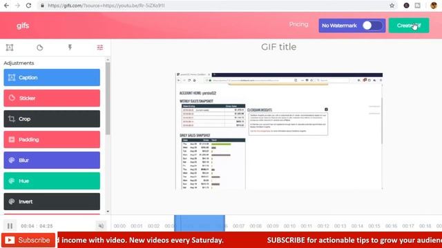 Turn Videos into gifs | HOW TO Make a gif Out of a YouTube Video смотреть онлайн