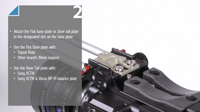 Vocas Shoulder Base Plate for Sony PMW F5 & F55 смотреть онлайн