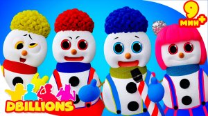 Снеговики Ча-Ча, Чики, Ля-Ля, Бум-Бум | D Billions Детские Песни + СБОРНИК D Billions Детские Песни