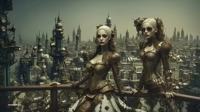 Blade Runner Inspired Music Meets STEAMPUNK Style- Futuristic Soundscapes. смотреть онлайн