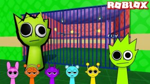 Sprunki(Спрунки) Owakcx Играет В Sprunki Owakcx Prison Run Obby в ROBLOX | Incredibox Sprunki
