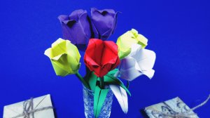 Как сделать тюльпан из бумаги пошагово. Оригами тюльпан
