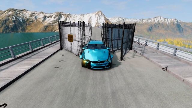 Super Cars VS 100 Gates Challenge | Satisfying Crashes - BeamNG.Drive | ‪@CrazyCrashBeam смотреть онлайн