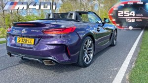 BMW Z4 M40i LCI 0-100 100-200 КМ/Ч МАКСИМАЛЬНАЯ СКОРОСТЬ и ЗВУК AutoTopNL