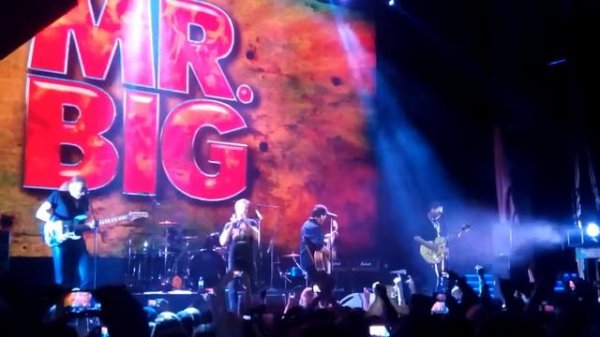 MR.BIG. Концерт в Москве.