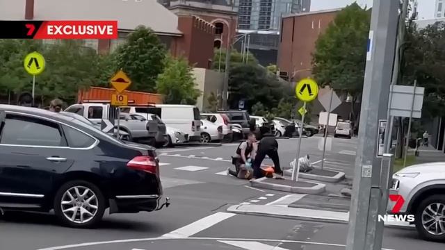 Two arrested after stolen car tried to dodge police | 7 News Australia смотреть онлайн