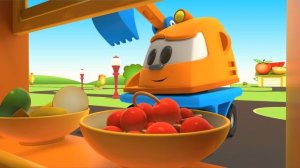 Лева грузовичок и Капу готовят капкейки - Мультики для детей Магазин Грузика