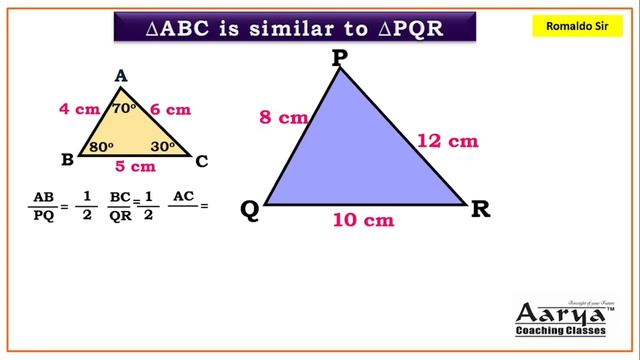 Class 10th (SSC) || Geometry || What are Similar Triangles || Similarity || Best PPT Explanation смотреть онлайн