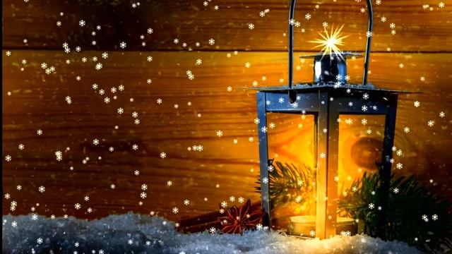 Футаж №488 Зимний светильник