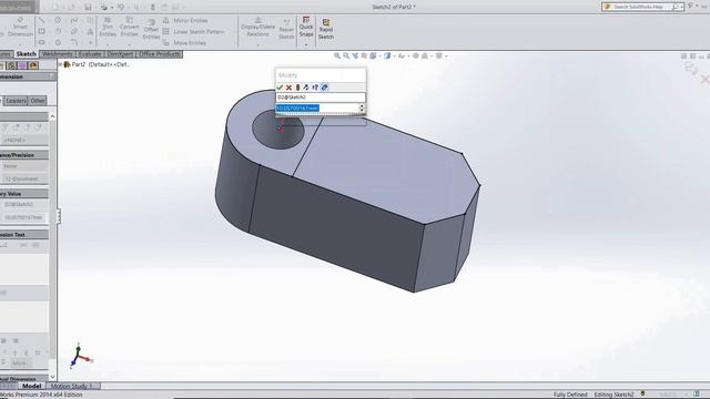 Solidworks 3D CAD (Simple)Geometry Modelling смотреть онлайн