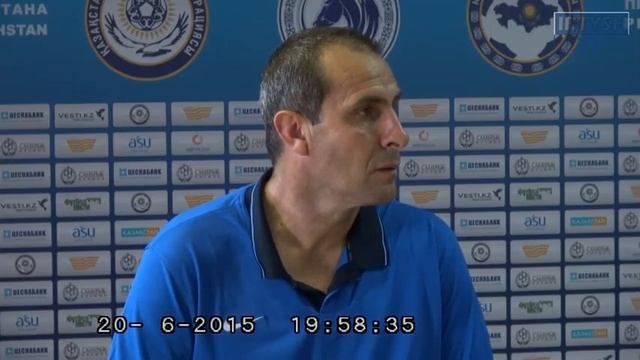 Пресс-конференция. 16 тур, Окжетпес - Иртыш 0:1 | 20.06.2015