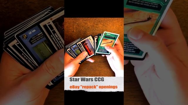 Star Wars CCG eBay "Repack opening" смотреть онлайн