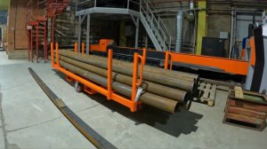 Тележка для труб и прочих длинномерных грузов
