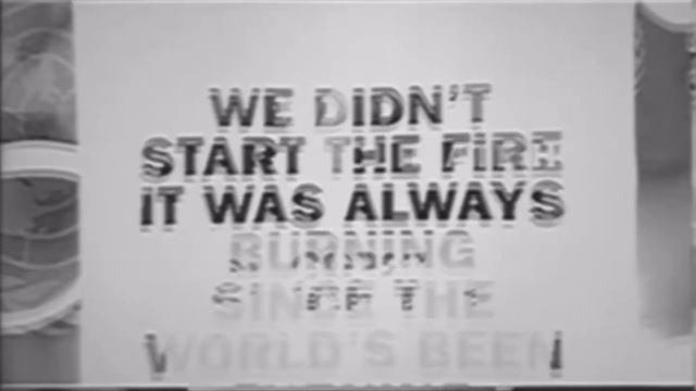 billy joel ft. fall out boy we didn’t start the fire w/ pictures смотреть онлайн