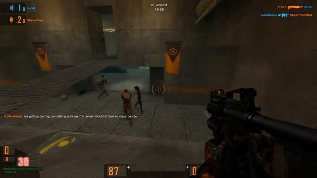 Half-life 2 Capture the flag live gameplay 02.03.2013 смотреть онлайн
