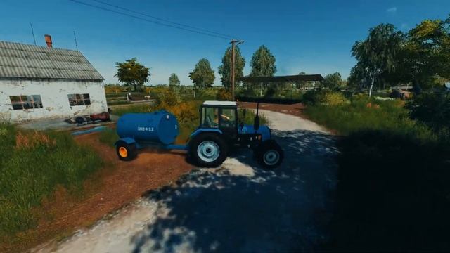 Farming Simulator 19 (CoursePlay+AutoDrive)Карта «Рассвет». Транспортировка жидкостей.