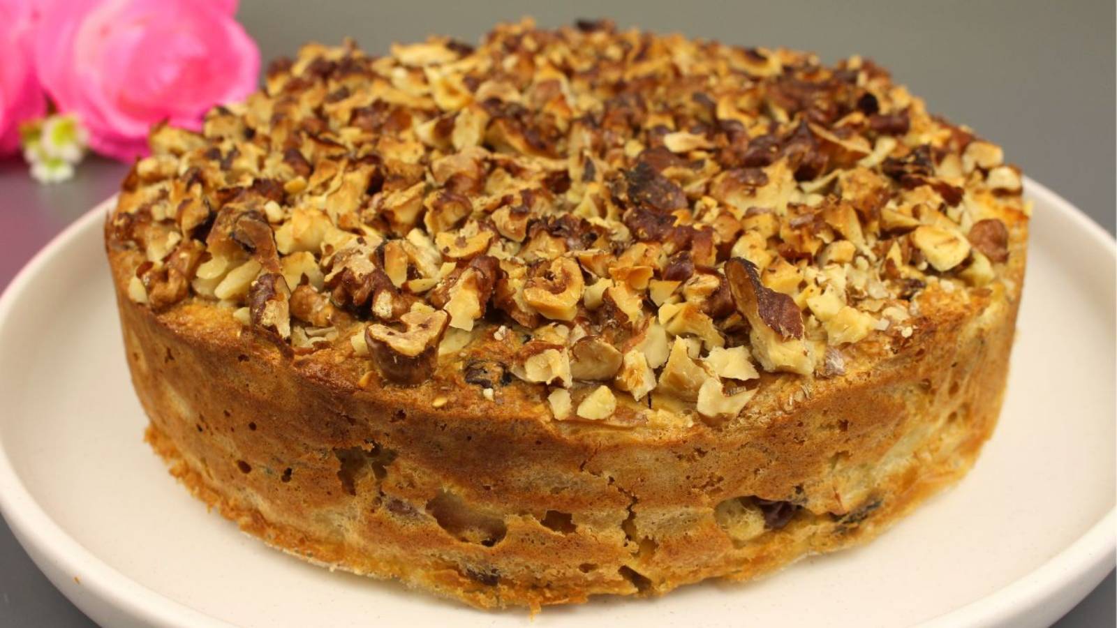 Сочный яблочный пирог. Без сахара! Без муки! смотреть онлайн