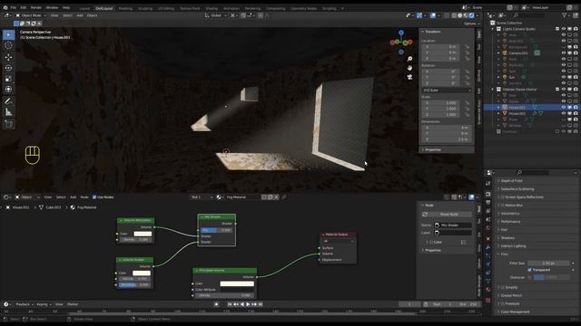 How to create sun rays using mist in Blender смотреть онлайн