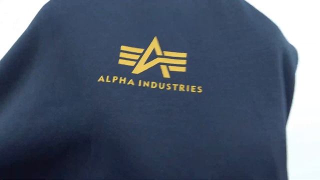 Alpha Industries T-Shirt Navy Blue Unboxing 4K смотреть онлайн