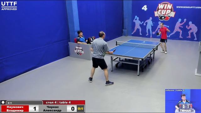 00:55 Наумович Владимир (0:3) Черкас Александр стол 4 ЮГ-4 29.06.21