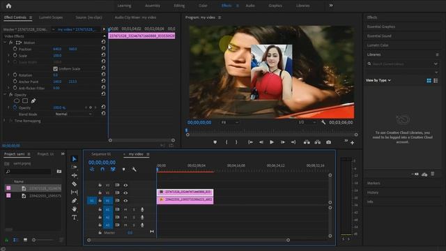 Adobe premiere Class No 04 || How to change position image in adobe premiere tutorial 2021 смотреть онлайн