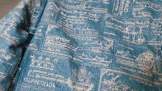 Supreme Checks Embroidered Denim Jacket 20ss Week3 シュプリーム デニム ジャケット смотреть онлайн