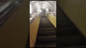 "Белорусская" станция метро выход к Белорусскому вокзалу. Москва Россия