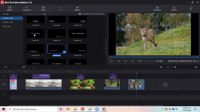 EDICIÓN DE VIDEO EN MINITOOL MOVIE MAKER смотреть онлайн