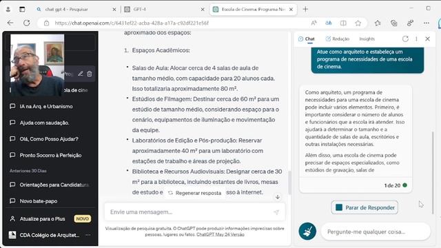 Utilizando a IA do GPT e do BING para montar um programa de necessidades. смотреть онлайн