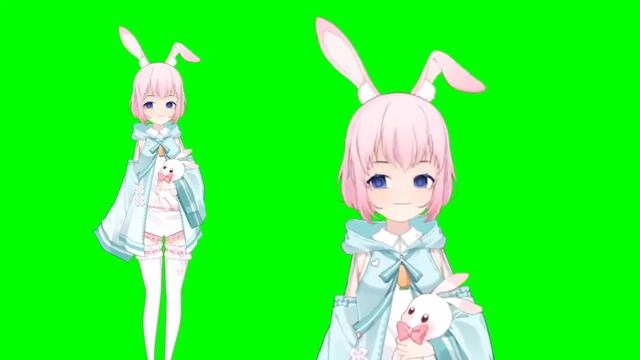bunny girl character design and live2d model video demo Twitch: Sylkiu смотреть онлайн
