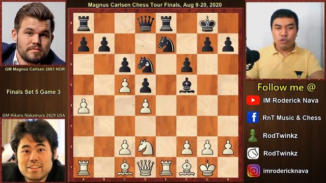 Ang bagong henerasyon ng Ruy Lopez Belin Variation! || GM Nakamura vs. GM Carlsen || FINALS || # 43 смотреть онлайн