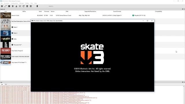 Skate 3: Zcull disabled before/after in RPCS3 смотреть онлайн