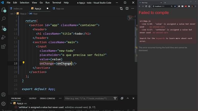 React Native - TODO - 0104 - Criando a entrada de tarefas смотреть онлайн
