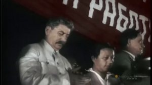 Stalin in colour, footage